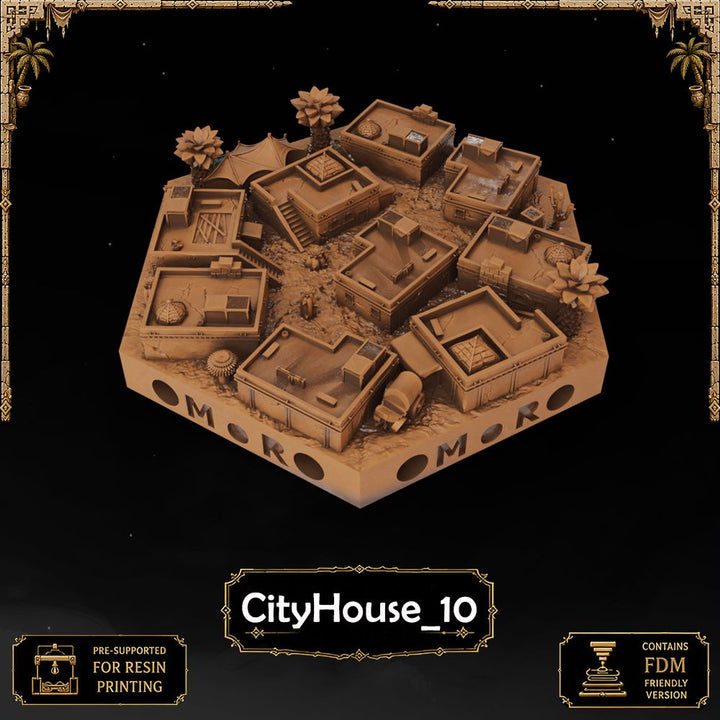 Desert City Filler Tiles printable STL tile preview 4 — included tile image 4