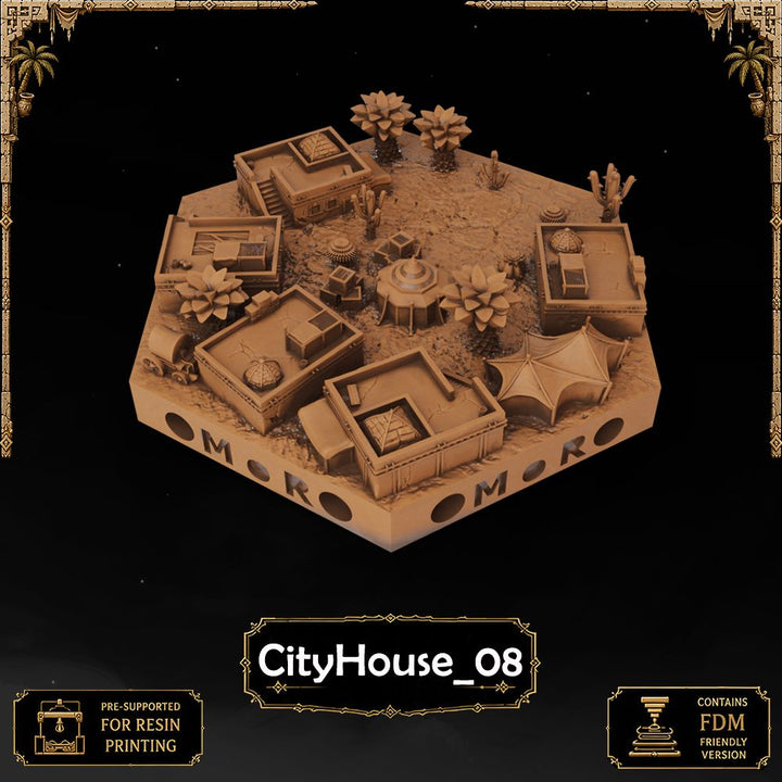 Desert City Filler Tiles printable STL tile preview 7 — included tile image 7