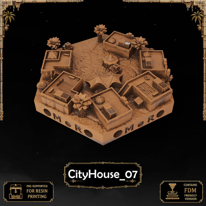 Desert City Filler Tiles printable STL tile preview 8 — included tile image 8