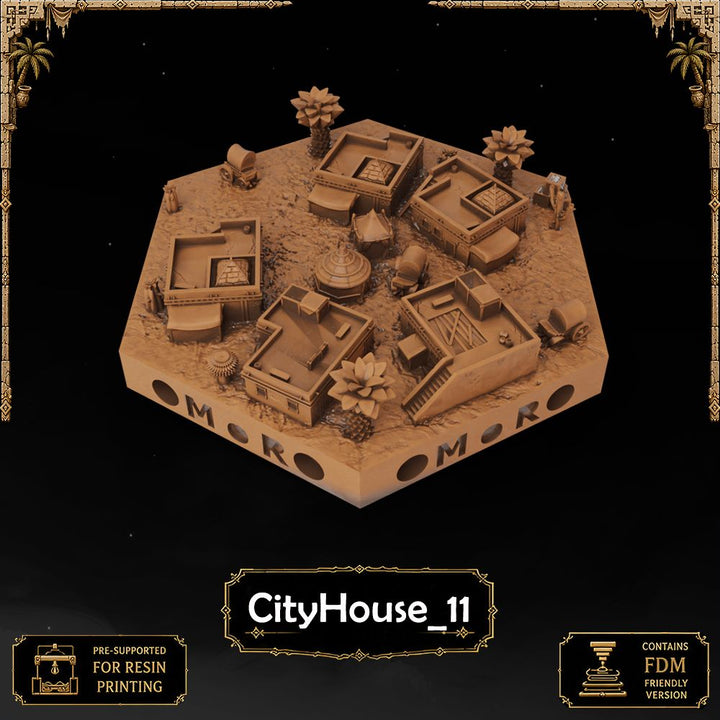 Desert City Filler Tiles printable STL tile preview 9 — included tile image 9