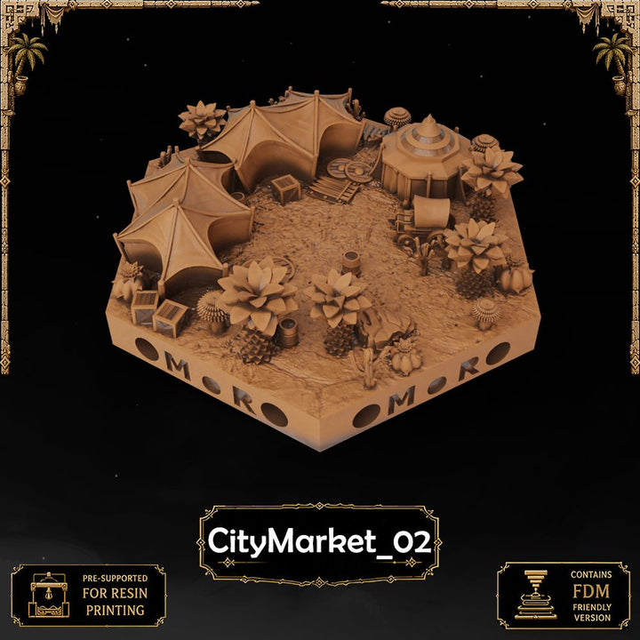 Desert City Filler Tiles printable STL tile preview 12 — included tile image 12