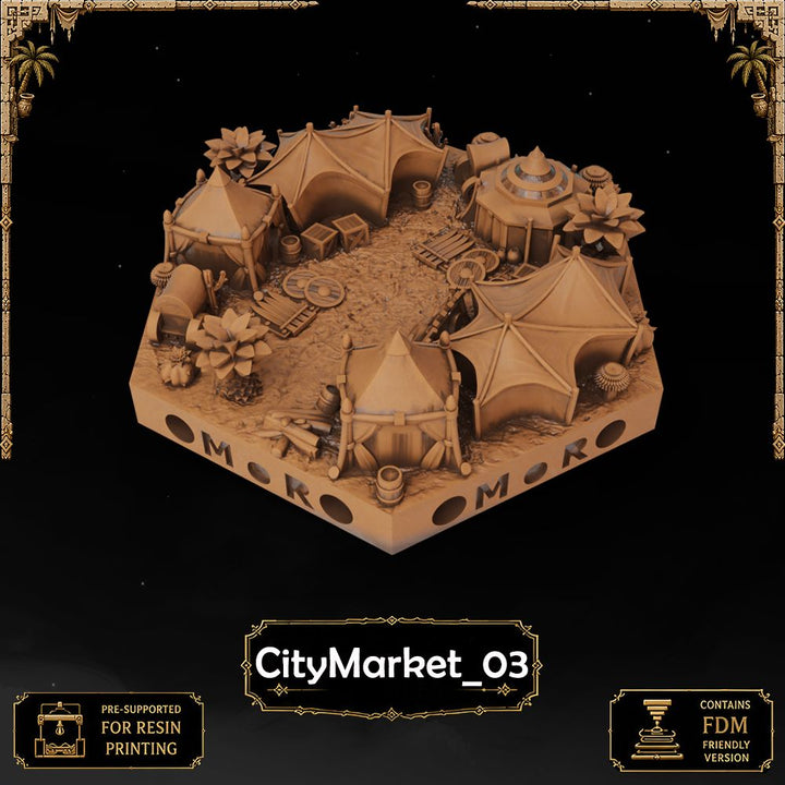 Desert City Filler Tiles printable STL tile preview 13 — included tile image 13