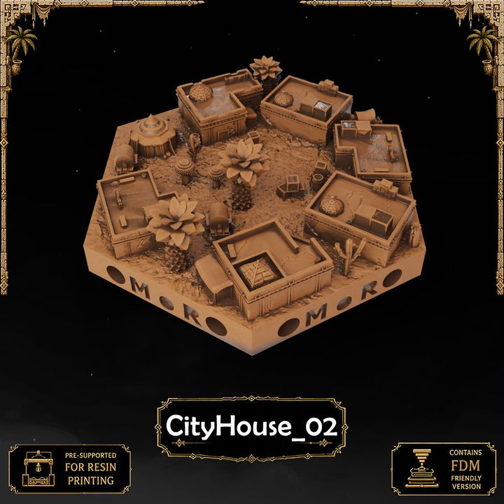 Desert City Filler Tiles printable STL tile preview 14 — included tile image 14