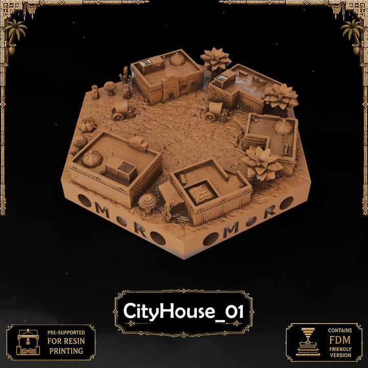 Desert City Filler Tiles printable STL tile preview 15 — included tile image 15