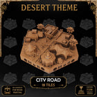 Desert City Road Tiles printable STL tile preview 1