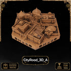 Desert City Road Tiles printable STL tile preview 4