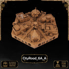 Desert City Road Tiles printable STL tile preview 8