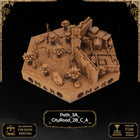 Desert City Wall Tiles printable STL tile preview 2
