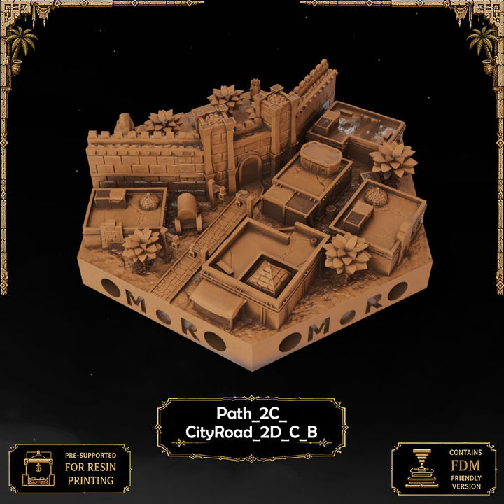 Desert City Wall Tiles printable STL tile preview 3 — included tile image 3