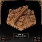 Desert City Wall Tiles printable STL tile preview 4