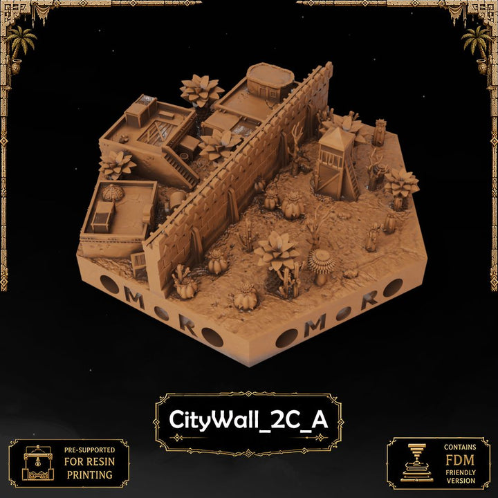Desert City Wall Tiles printable STL tile preview 5 — included tile image 5