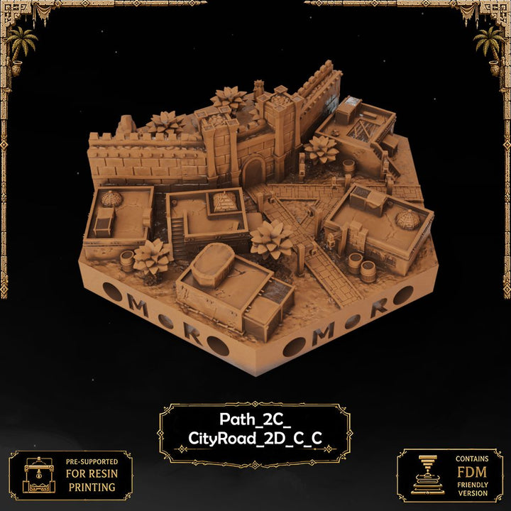 Desert City Wall Tiles printable STL tile preview 6 — included tile image 6