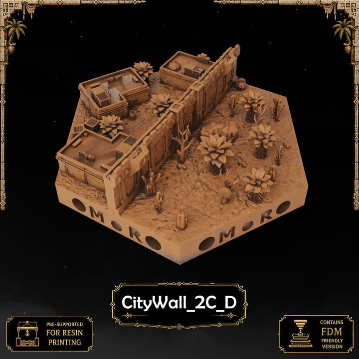 Desert City Wall Tiles printable STL tile preview 7 — included tile image 7