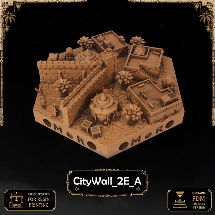 Desert City Wall Tiles printable STL tile preview 8 — included tile image 8
