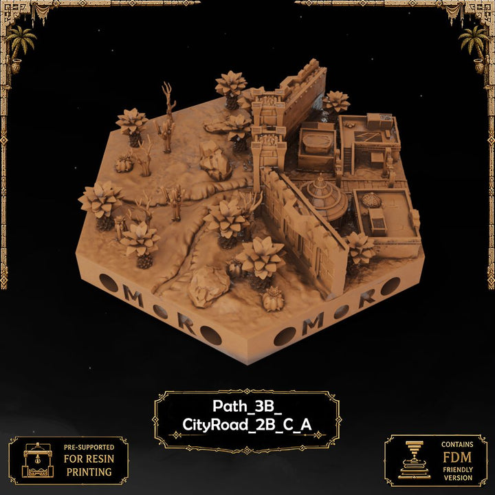 Desert City Wall Tiles printable STL tile preview 9 — included tile image 9