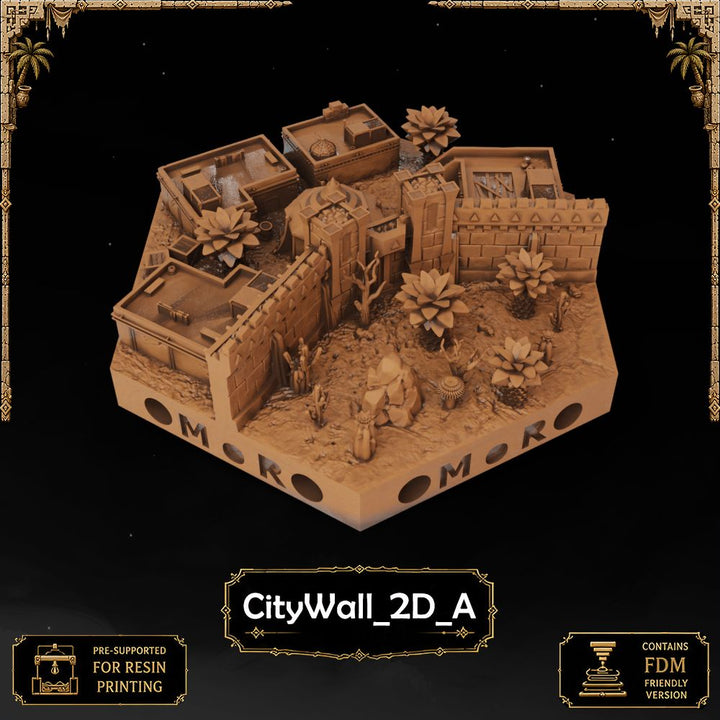 Desert City Wall Tiles printable STL tile preview 10 — included tile image 10