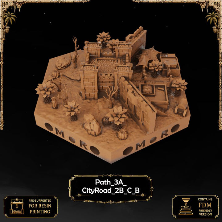 Desert City Wall Tiles printable STL tile preview 11 — included tile image 11