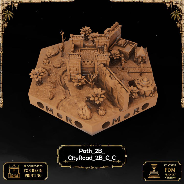 Desert City Wall Tiles printable STL tile preview 13 — included tile image 13