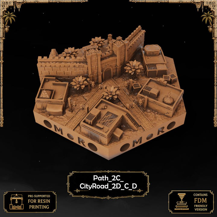 Desert City Wall Tiles printable STL tile preview 15 — included tile image 15