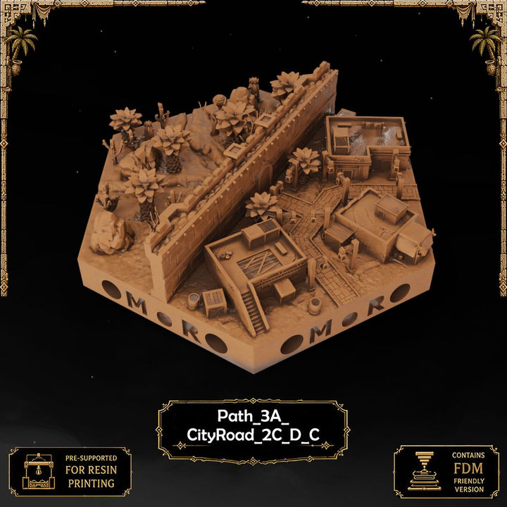 Desert City Wall Tiles printable STL tile preview 16 — included tile image 16