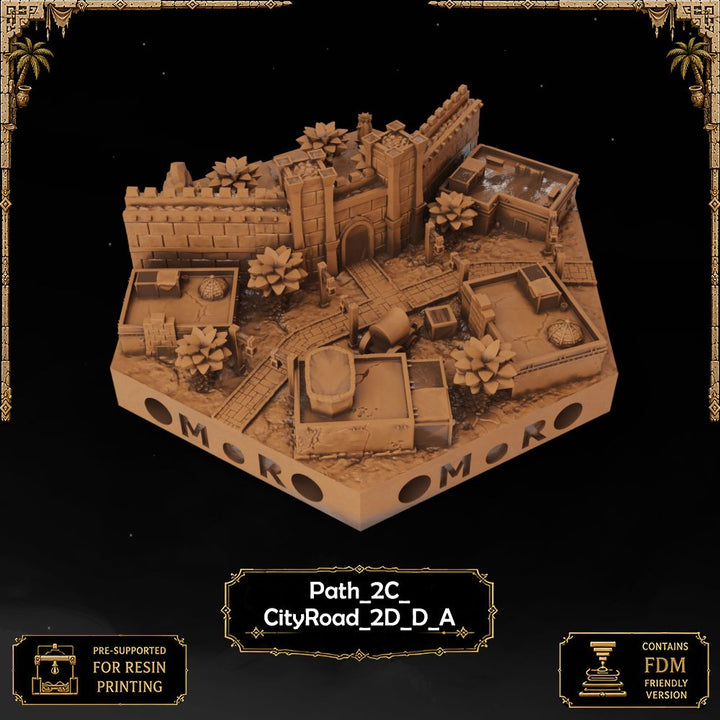 Desert City Wall Tiles printable STL tile preview 17 — included tile image 17