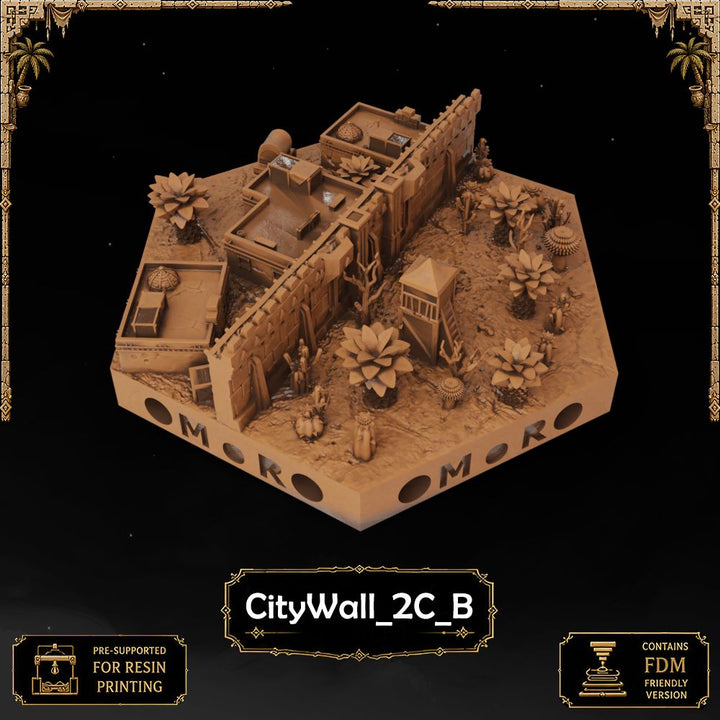 Desert City Wall Tiles printable STL tile preview 18 — included tile image 18
