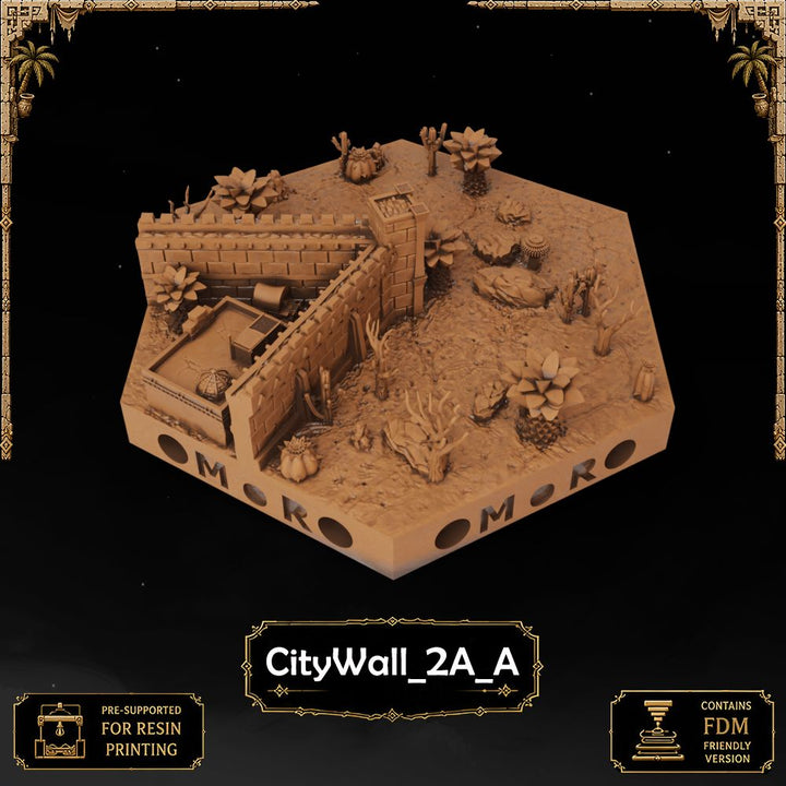 Desert City Wall Tiles printable STL tile preview 20 — included tile image 20