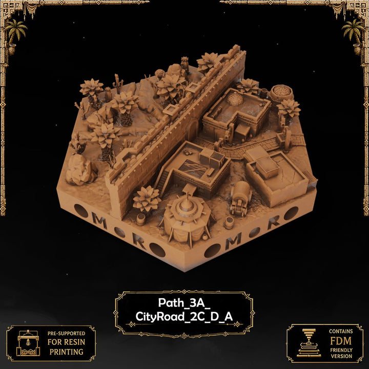 Desert City Wall Tiles printable STL tile preview 21 — included tile image 21