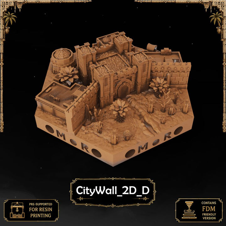 Desert City Wall Tiles printable STL tile preview 22 — included tile image 22