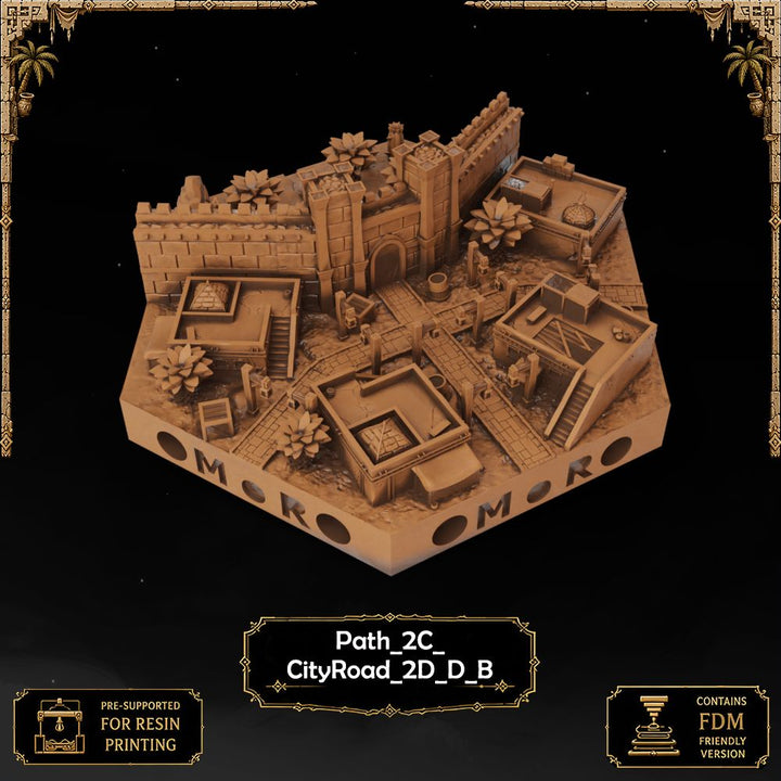 Desert City Wall Tiles printable STL tile preview 23 — included tile image 23