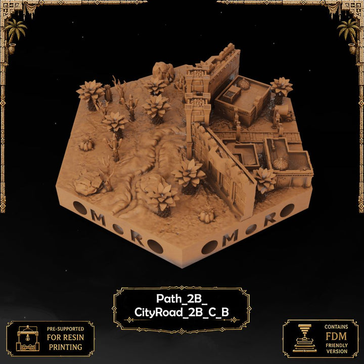 Desert City Wall Tiles printable STL tile preview 26 — included tile image 26