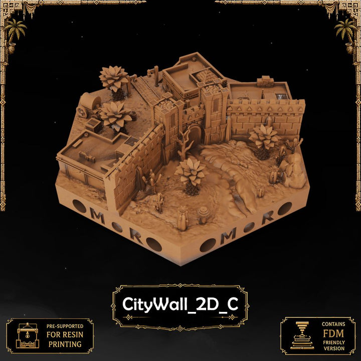 Desert City Wall Tiles printable STL tile preview 27 — included tile image 27