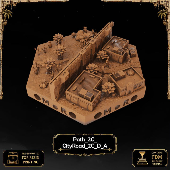 Desert City Wall Tiles printable STL tile preview 28 — included tile image 28