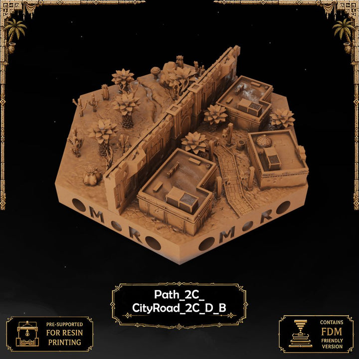 Desert City Wall Tiles printable STL tile preview 29 — included tile image 29