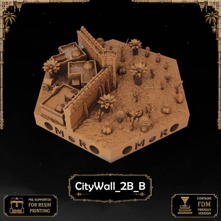 Desert City Wall Tiles printable STL tile preview 31 — included tile image 31
