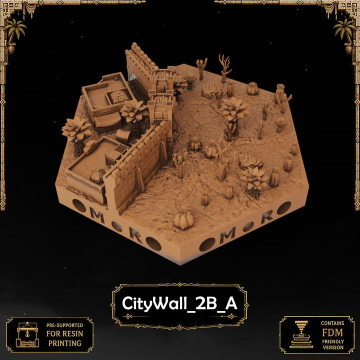 Desert City Wall Tiles printable STL tile preview 32 — included tile image 32