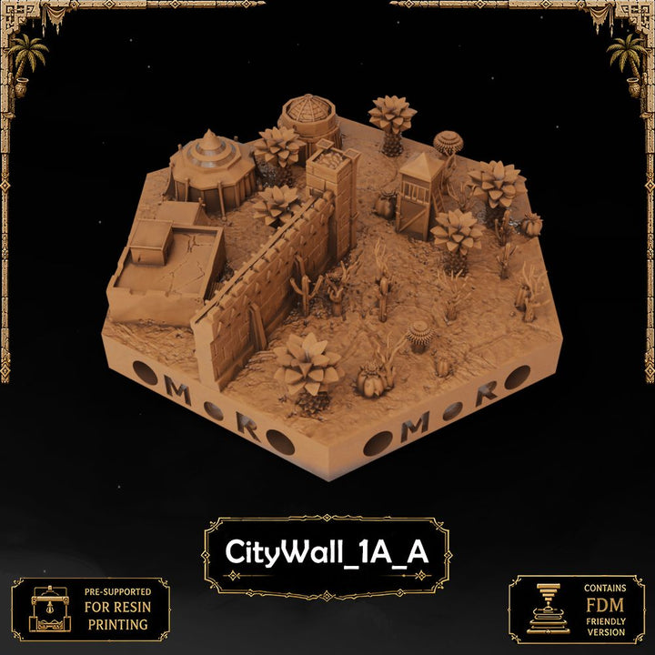Desert City Wall Tiles printable STL tile preview 35 — included tile image 35