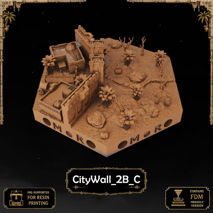 Desert City Wall Tiles printable STL tile preview 36 — included tile image 36