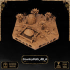 Desert Country Path Tiles printable STL tile preview 2