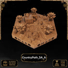 Desert Country Path Tiles printable STL tile preview 3