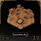 Desert Country Path Tiles printable STL tile preview 7