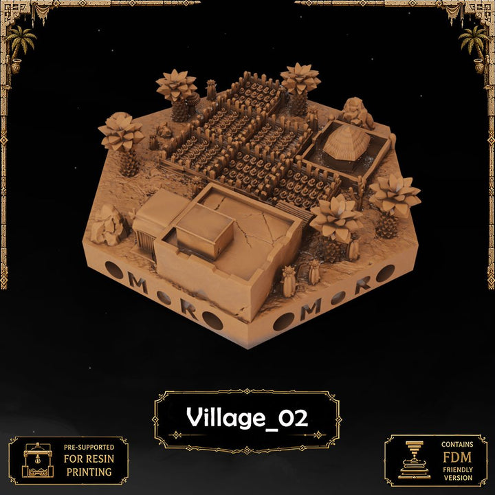 Desert Country Tiles printable STL tile preview 3 — included tile image 3