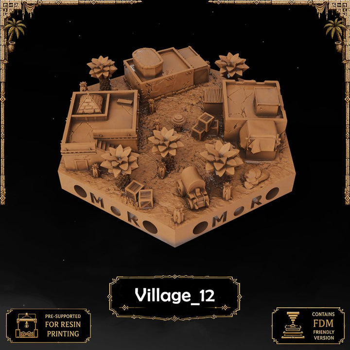Desert Country Tiles printable STL tile preview 10 — included tile image 10