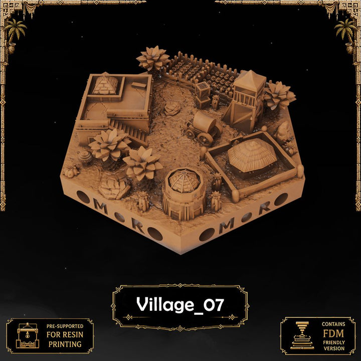 Desert Country Tiles printable STL tile preview 12 — included tile image 12