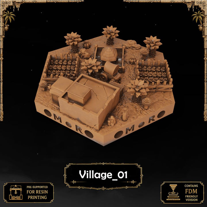 Desert Country Tiles printable STL tile preview 13 — included tile image 13