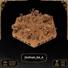 Desert Dirt Path Tiles printable STL tile preview 5