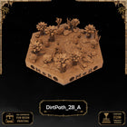 Desert Dirt Path Tiles printable STL tile preview 6