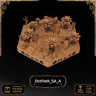 Desert Dirt Path Tiles printable STL tile preview 7