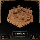 Desert Ground Tiles printable STL tile preview 4