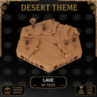 Desert Lake Tiles printable STL tile preview 1